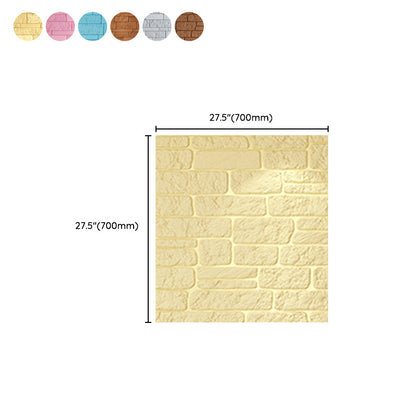 Rynx | Industrial 3D Brick Wall Plank Bathroom Living Room Wall Panel Set of 10