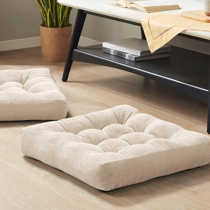 RYNX | Set of 2 Luxury Meditation Cushions Beige