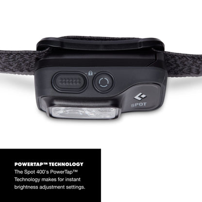Rynx | Black Diamond Spot 400 Headlamp - Graphite, One size, Powerful LED for Outdoor Adventures