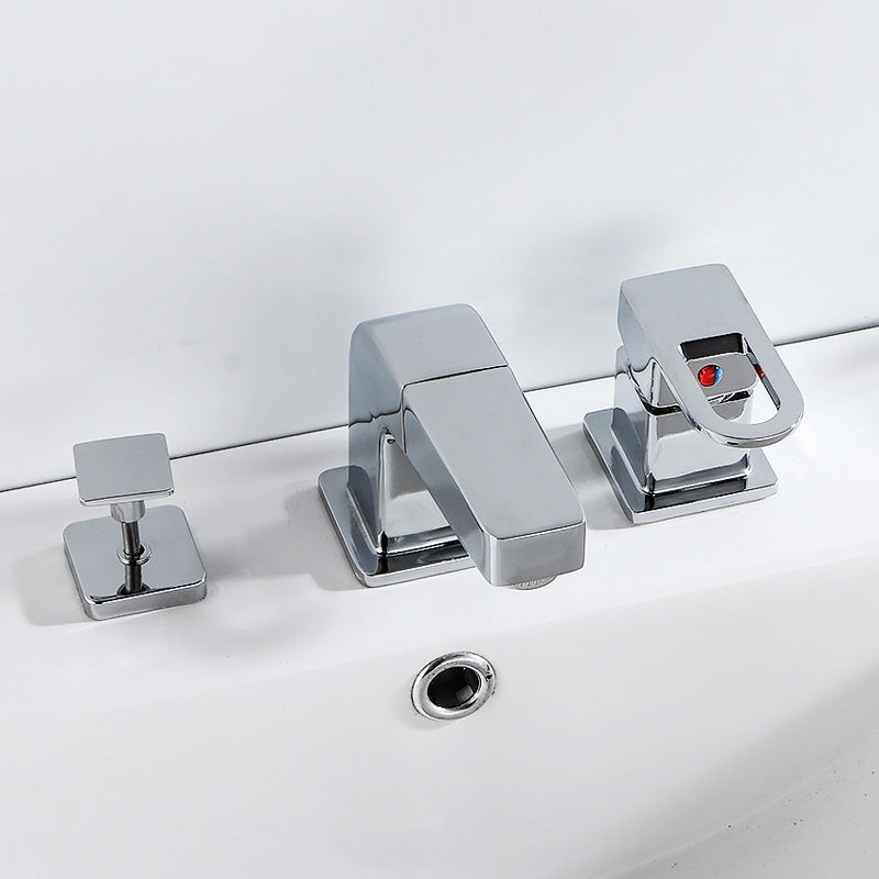 Rynx | Wall Mounted Faucet Brass Lever Handle Bathroom Faucet Hand Shower
