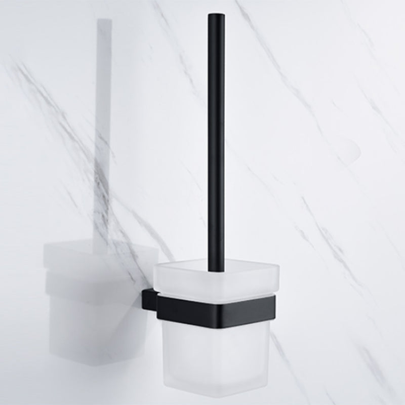 Rynx | 5-piece Modernism Bathroom Accessory Set in Matte Black Stainless Steel