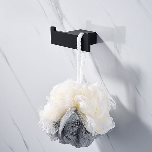 Rynx | 5-piece Modernism Bathroom Accessory Set in Matte Black Stainless Steel