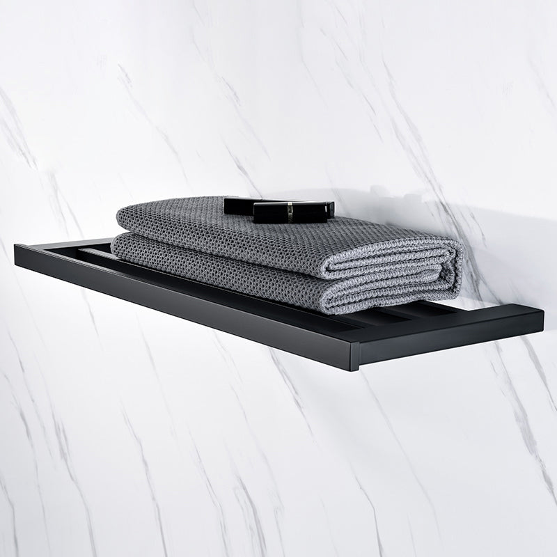 Rynx | 5-piece Modernism Bathroom Accessory Set in Matte Black Stainless Steel