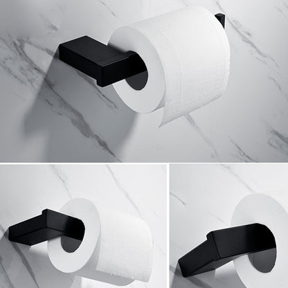 Rynx | 5-piece Modernism Bathroom Accessory Set in Matte Black Stainless Steel