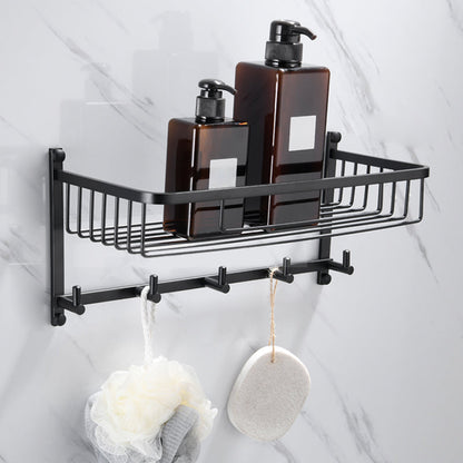 Rynx | 5-piece Modernism Bathroom Accessory Set in Matte Black Stainless Steel