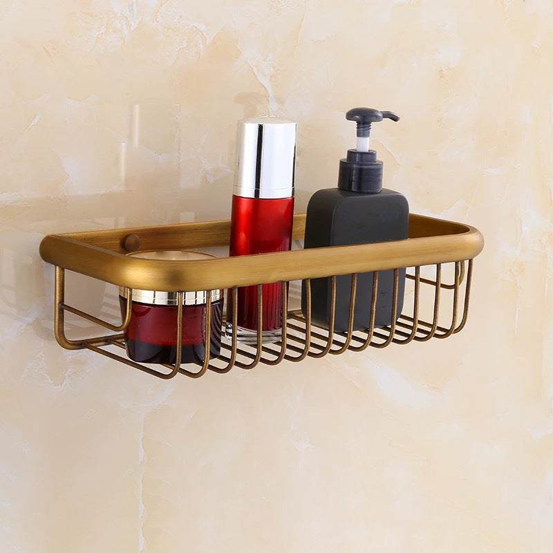 Rynx | 4-piece traditional bathroom accessory set Gold Brass bathroom accessory hardware set