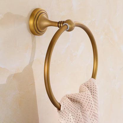 Rynx | 4-piece traditional bathroom accessory set Gold Brass bathroom accessory hardware set