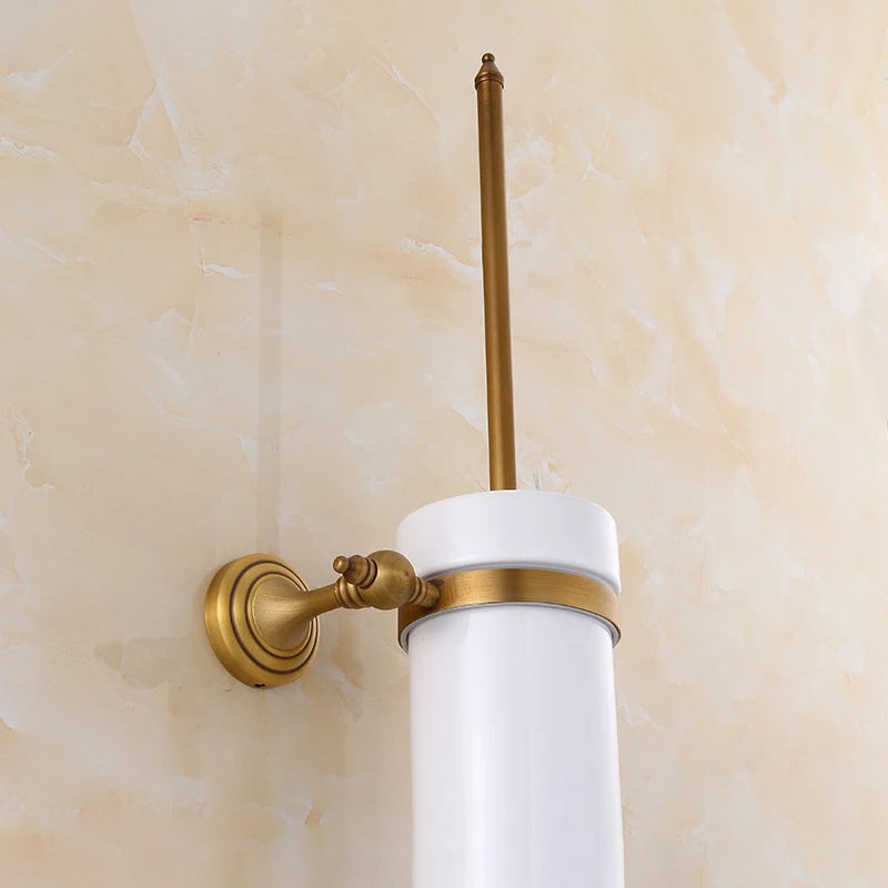 Rynx | 4-piece traditional bathroom accessory set Gold Brass bathroom accessory hardware set