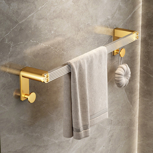 Rynx | Modern Golden Bathroom Accessories Single Piece or in Set with Bathroom Shelf