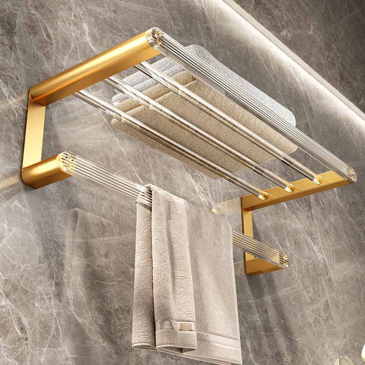 Rynx | Modern Golden Bathroom Accessories Single Piece or in Set with Bathroom Shelf