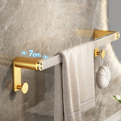 Rynx | Modern Golden Bathroom Accessories Single Piece or in Set with Bathroom Shelf