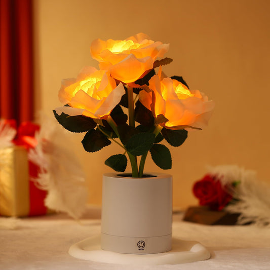 Rynx | Rinweey Table Lamps Set of 2, Outdoor Table Lamps with Night Light, Rustic Bed Lamps with Dual USB & AC Outlet, 25.2'' White