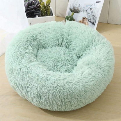 Rynx | PawNest Calming Donut Cat Bed | Round Plush Nest | Stress-Reducing & Cozy | Perfect for Cats & Small Dogs