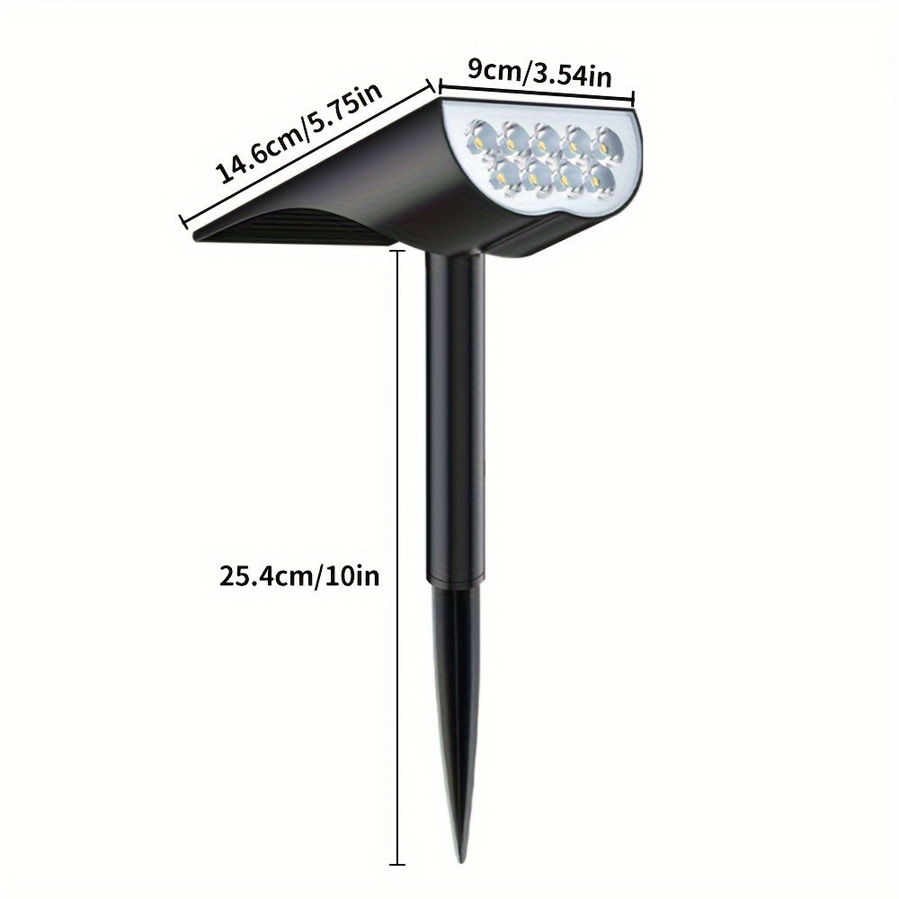 Rynx | SolarSpot - 9 LED Solar Garden Lighting for Garden and Landscape
