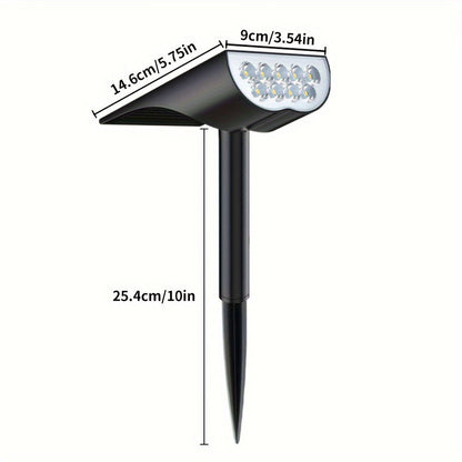 Rynx | SolarSpot - 9 LED Solar Garden Lighting for Garden and Landscape