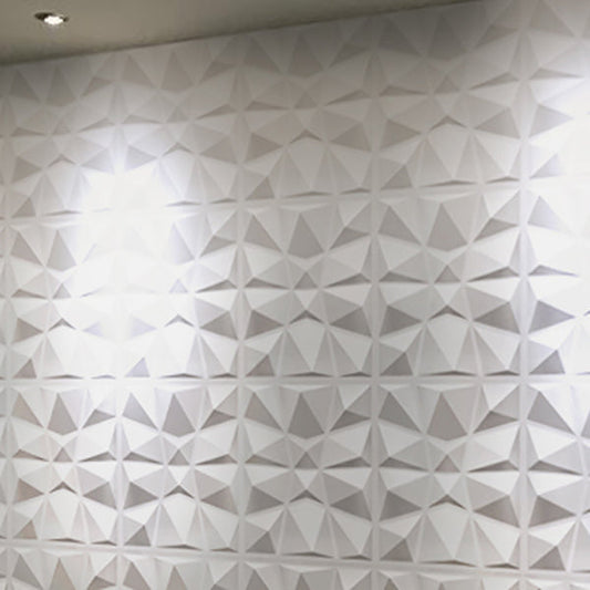 Rynx | Modern Zinc Back Wall Panel Smooth Upholstered Wall Ceiling in Black and White