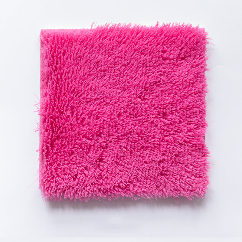 Rynx | Basic carpet tiles solid color long pile square bedroom carpet tiles