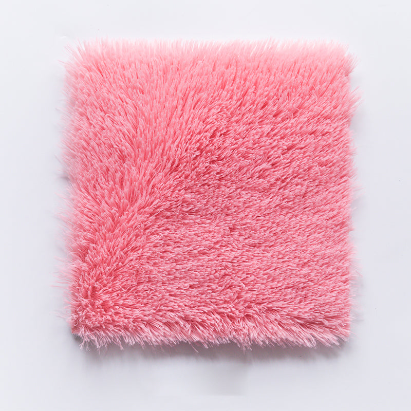 Rynx | Basic carpet tiles solid color long pile square bedroom carpet tiles