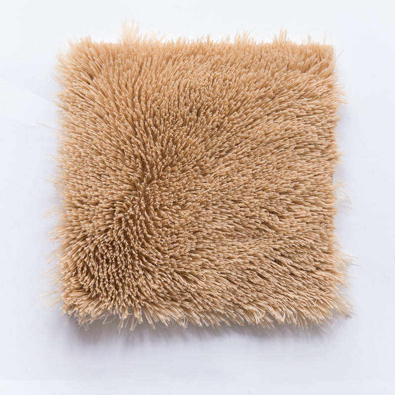 Rynx | Basic carpet tiles solid color long pile square bedroom carpet tiles