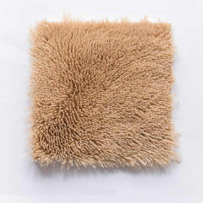 Rynx | Basic carpet tiles solid color long pile square bedroom carpet tiles