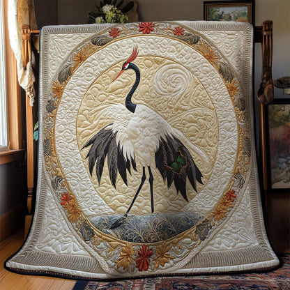 Rynx | Majestic Crane Blossom Quilt