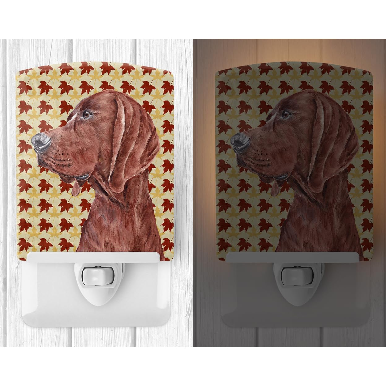 Rynx | Caroline's Treasures Redbone Coonhound Nightlight, Ceramic, 6X4X3, Multicolored, Ul-Approved
