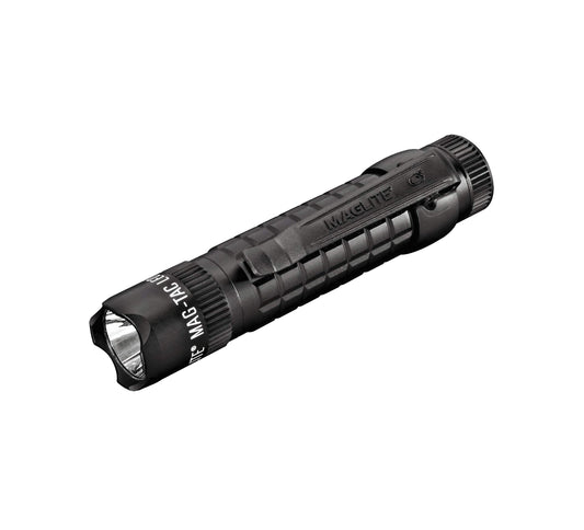 Rynx | Maglite Mag-Tac Led Flashlight - 2-Cell Cr123, Matte Black, Crown-Shaped Design