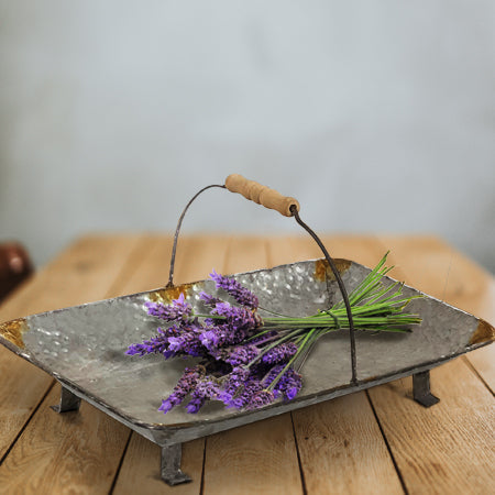 Rynx | Worn Edge Galvanized Presentation Bowl