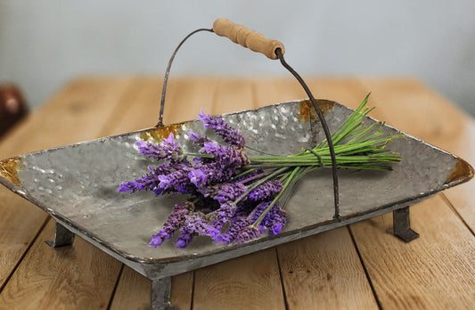 Rynx | Worn Edge Galvanized Presentation Bowl