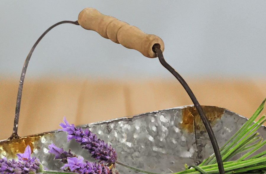 Rynx | Worn Edge Galvanized Presentation Bowl