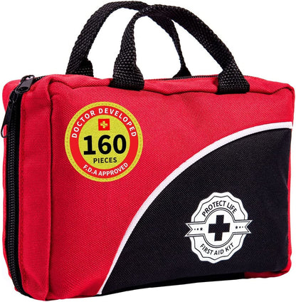 Rynx | First Aid Kit for Home/Businesses - Emergency Kit/Travel First Aid Kit for Car. Small, Mini First Aid Bag Survival/Medical Kit. Hiking First Aid Kit Camping/Backpack kit