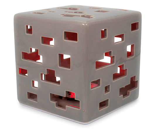 Rynx | Minecraft Ceramic Ore Book Mood Light | Nightstand Lamp with LED Light for Bedroom, Desk, Living Room | Home Decor Room Essentials | Video Game Gifts and Collectibles | 6 Inches High