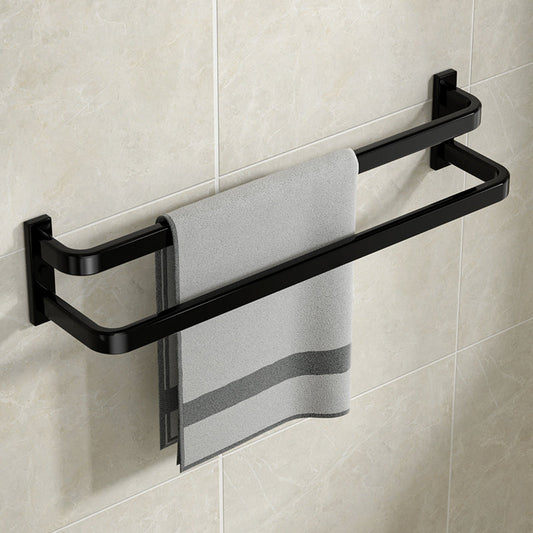 Rynx | Modern Bathroom Set Towel Bar Paper Holder Black Bathroom Accessory Set
