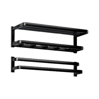 Rynx | Modern Bathroom Set Towel Bar Paper Holder Black Bathroom Accessory Set