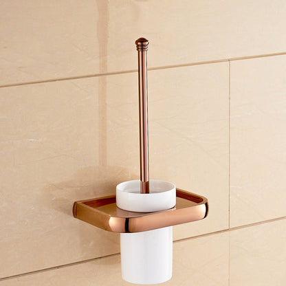 Rynx | 6-Piece Bathroom Accessory Set Vintage Brass Bathroom Hardware Set