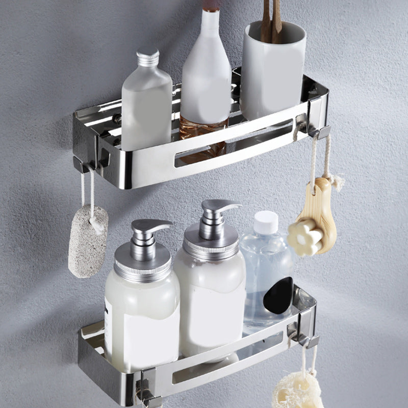 Rynx | Modern Stainless Steel Bath Accessory Set Rectangular & Triangular Bath Shelf