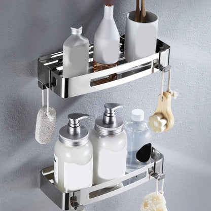 Rynx | Modern Stainless Steel Bath Accessory Set Rectangular & Triangular Bath Shelf