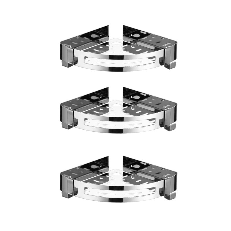 Rynx | Modern Stainless Steel Bath Accessory Set Rectangular & Triangular Bath Shelf