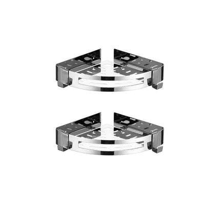 Rynx | Modern Stainless Steel Bath Accessory Set Rectangular & Triangular Bath Shelf