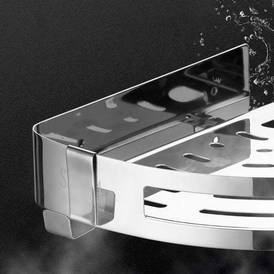 Rynx | Modern Stainless Steel Bath Accessory Set Rectangular & Triangular Bath Shelf