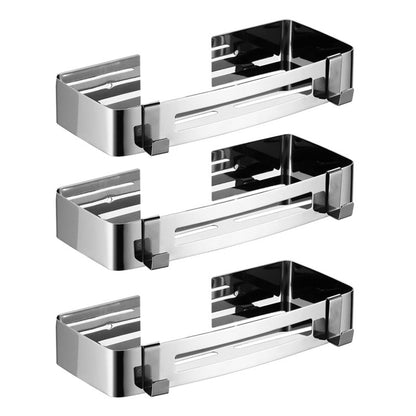 Rynx | Modern Stainless Steel Bath Accessory Set Rectangular & Triangular Bath Shelf