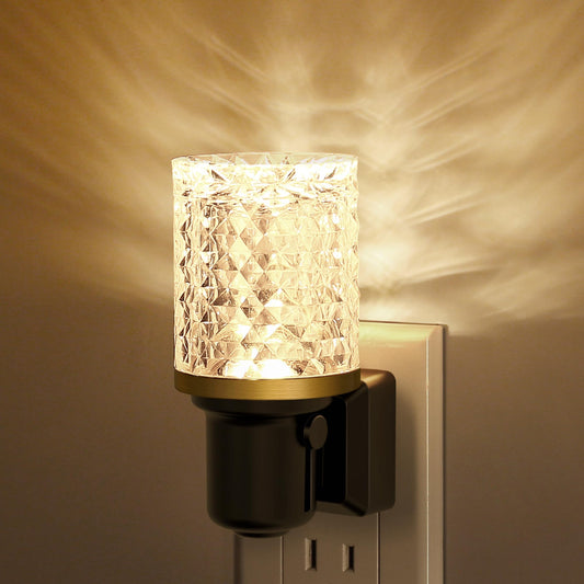 Rynx | Jandcase LED Night Light, Dimmable Night Light Plugged Into The Wall, Modern Night Light With Automatic On Off Light Sensor, 3000K Soft White