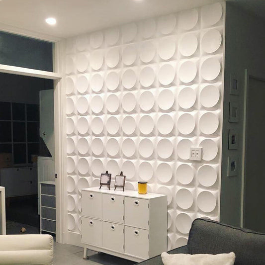 Rynx | Modern Style PVC Wall Panel Living Room Peel and Stick Wall Covering 3D Wall Covering