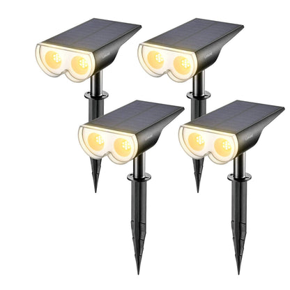 Rynx | Linkind Starray Solar Spotlights 3000K Warm White, Waterproof, 16 LEDs, 4 Pack for Outdoor Use