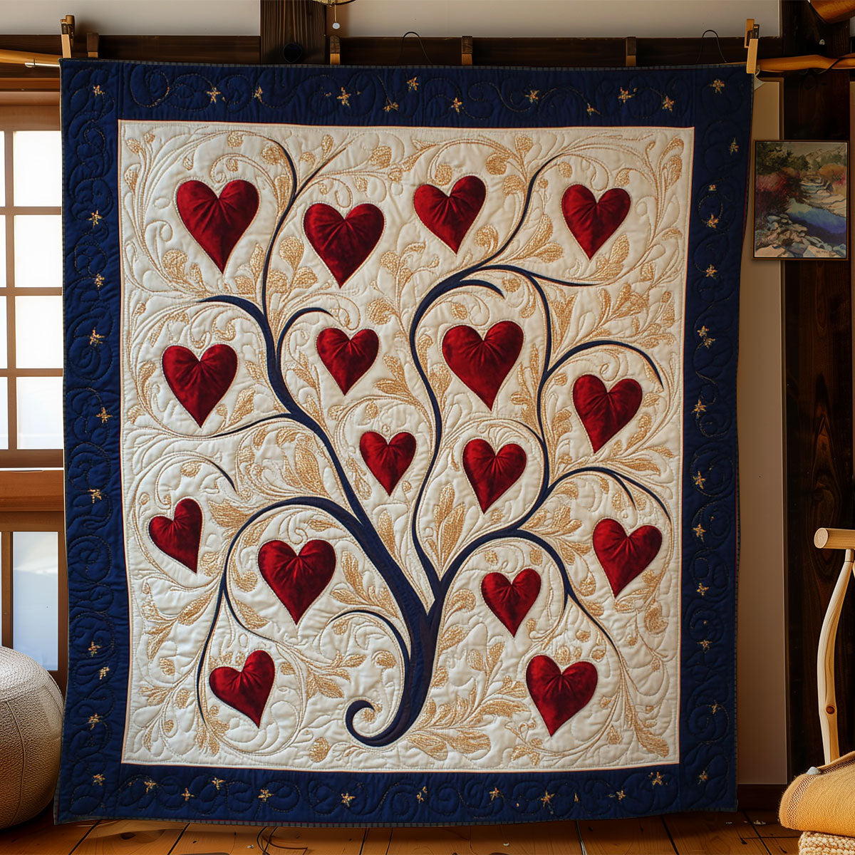 Rynx | Heart In Tree Quilt