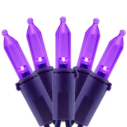 Rynx | Yuletime 200 Purple LED Christmas Lights, 33Ft Strands, UL Certified Holiday Decor