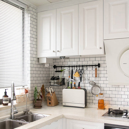 Rynx | Plastic Peel and Stick Tiles Subway Tiles Wallpapers for Kitchen and Bathroom