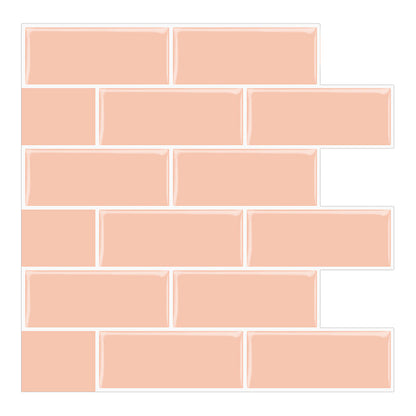 Rynx | Plastic Peel and Stick Tiles Subway Tiles Wallpapers for Kitchen and Bathroom