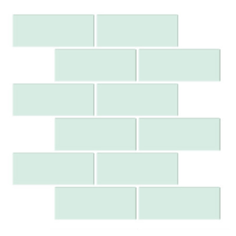 Rynx | Plastic Peel and Stick Tiles Subway Tiles Wallpapers for Kitchen and Bathroom