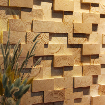 Rynx | Wall-Ceiling Light Wood Gluing Mosaic Indoor Modern Wall Ceiling
